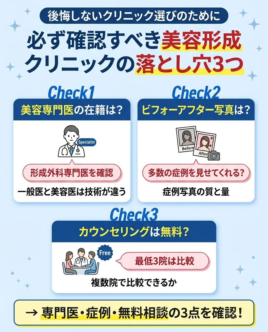 格安クリニックの落とし穴3つ｜医師の経験・追加料金・保証なしに注意