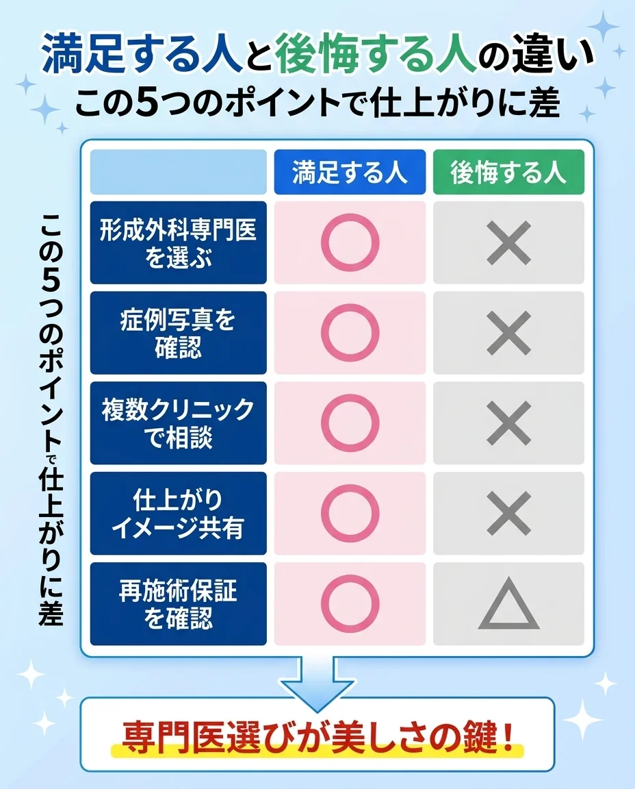 包茎手術で後悔しないクリニックの選び方｜失敗する人vs成功する人